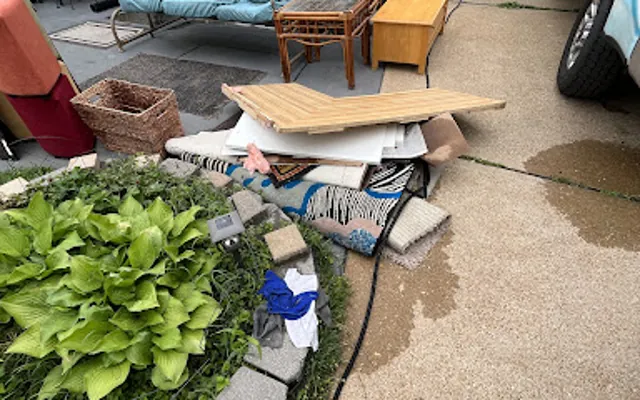 Hurricane Flood Damage in Compton Heights, Missouri